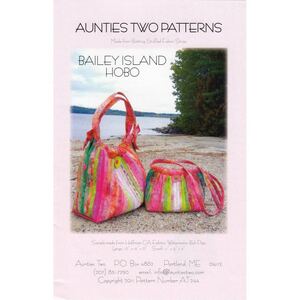 Bailey Island Hobo Bag by Aunties Two (Pattern &amp; Instructions)