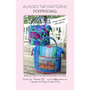 Poppins Bag by Aunties Two (Pattern, Instructions &amp; Stays)