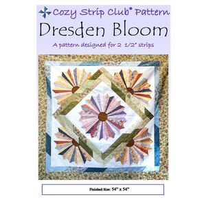 Dresden Bloom Quilt Pattern by Cozy Quilt Designs (Pattern &amp; Instructions)