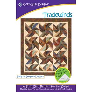 Tradewinds Quilt Pattern by Cozy Quilt Designs (Pattern &amp; Instructions)