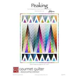 Peaking Quilt Pattern by Gourmet Quilter (Pattern &amp; Instructions)