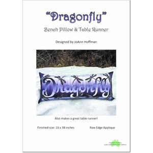 Dragonfly Bench Pillow &amp; Table Runner (Pattern Only) by JoAnn Hoffman