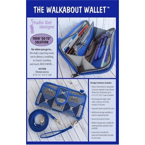 The Walkabout Wallet by Studio Kat Designs (Pattern &amp; Instructions)
