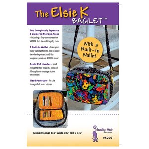 The Elsie K Baglet by Studio Kat Designs (Pattern &amp; Instructions)