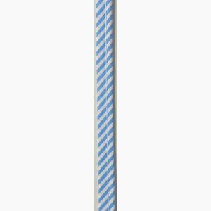 BLUE WHITE Stripe Cotton Piping 10mm Wide with 2.5mm Cord per Metre