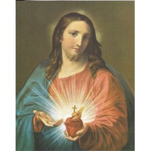 SACRED HEART OF JESUS (2) Religious Print, 10" x 8" (200mm x 250mm)