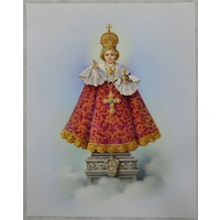 INFANT OF PRAGUE Religious Print, 10" x 8" (200mm x 250mm)