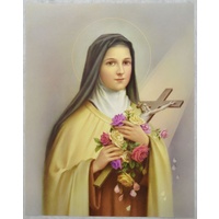 SAINT THERESE Religious Print, 10&quot; x 8&quot; (200mm x 250mm)