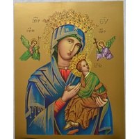 OUR LADY OF PERPETUAL HELP Religious Print, 10" x 8" (200mm x 250mm)