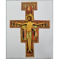 SAN DAMIANO Religious Print, 10&quot; x 8&quot; (200mm x 250mm)