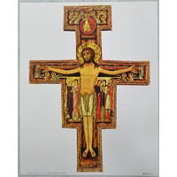 SAN DAMIANO Religious Print, 10" x 8" (200mm x 250mm)