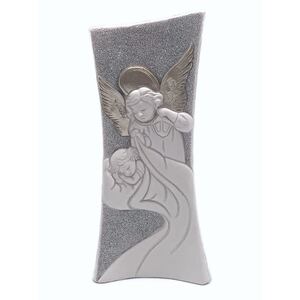 Guardian Angel Resin Plaque, Glitter Background 152mm x 66mm