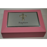 Memories Box, Baptism Pink, 180mm x 130mm x 50mm PLB60095