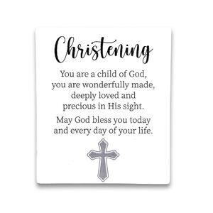 Infinity Ceramic Plaque - Baptism 140mm x 120mm PLB6316