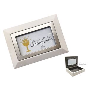 Communion Keepsake Box WHITE 180 x 130 x 40mm, Great Gift Idea
