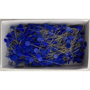 Newey Bulk Flower Head Pins 55 x 0.59mm, BLUE, 1000 pieces per Box