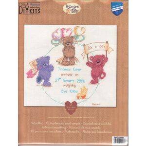 Vervaco POPCORN CELEBRATION Counted Cross Stitch Kit PN-0011205