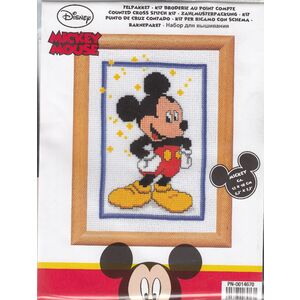 Vervaco DISNEY MICKEY MOUSE Counted Cross Stitch Kit PN-0014670