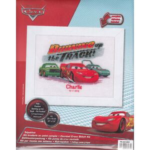 Vervaco DISNEY CARS LIGHTNING MCQUEEN Counted Cross Stitch Kit PN-0014801