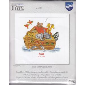 Vervaco NOAH&#39;S ARK Birth Record Counted Cross Stitch Kit PN-0143716