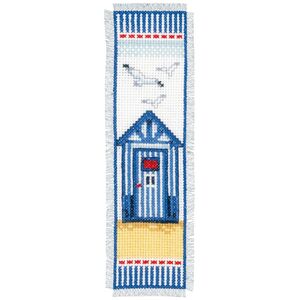 Vervaco BEACH SHED Bookmark Counted Cross Stitch Kit PN-0144278