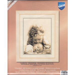 Vervaco HELLO LITTLE ANGEL OF MINE Counted Cross Stitch Kit PN-0145087