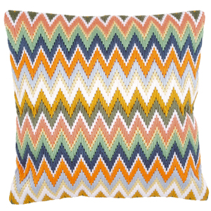 Vervaco ZIGZAG Long Stitch Cushion Front Embroidery Kit PN-0147946