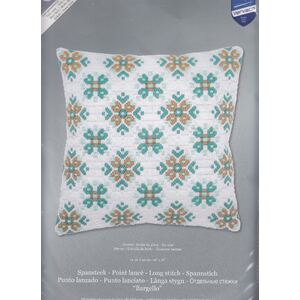 Vervaco ICE STAR Long Stitch Cushion Front Embroidery Kit PN-0150996