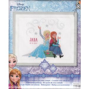 Vervaco DISNEY SISTERS FOREVER Birth Record Counted Cross Stitch Kit PN-165884