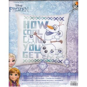 Vervaco DISNEY OLAF Cushion Cover Embroidery Kit PN-0166253