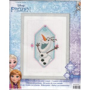 Vervaco DISNEY FROZEN OLAF Counted Cross Stitch Kit PN-0167298