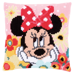Vervaco Disney MINNIE DAYDREAMING Latch Hook Cushion Front Kit PN-0167643
