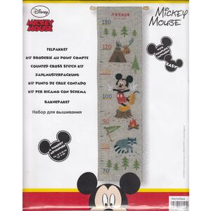Vervaco DISNEY WOODSY ADVENTURE Growth Chart Counted Cross Stitch Kit PN-0167666