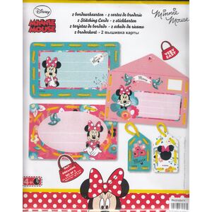 Vervaco DISNEY MINNIE DAYDREAMING Embroidery Card Kit, Set of 5, PN-0168416