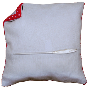 Vervaco Cushion Back With Zipper, GREY, PN-0170420