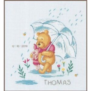 Vervaco WINNIE FEELING SENTIMENTAL Counted Cross Stitch Kit PN-0172703