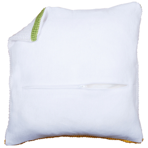 Vervaco Cushion Back With Zipper, WHITE, PN-0174415
