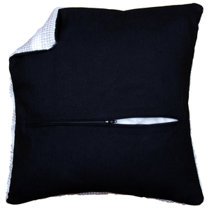 Vervaco Cushion Back With Zipper, BLACK, PN-0174417