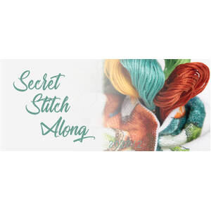 LanArte Secret Stitch Along 2022/2 - White - 27 count/inch (Limited Time)