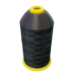 DARK GREY Textured Polyester Looper Thread 150D/1, 250g Cone