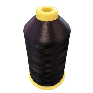 BLACK Textured Polyester Looper Thread 150D/1, 250g Cone