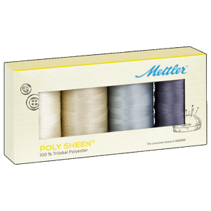 Poly Sheen No.40 Thread Pack GRANITE 4 x 800m Spools
