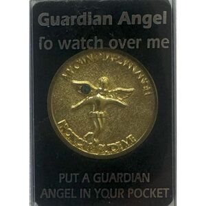 Pocket Token Gold Colour, March Birthstone