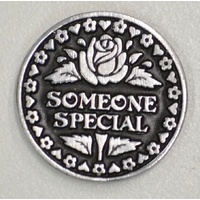 SOMEONE SPECIAL... Pocket Token With Message / Prayer 31mm Diameter Metal