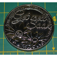 Lucky Coin, Get Well Soon, 35mm Diameter, A Beautiful Gift Idea
