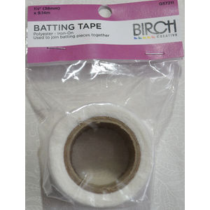 Birch Quilters Batting Tape, 38mm x 9.14m, Iron-On