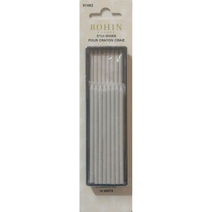 WHITE Bohin REFILS For the Mechanical Chalk Pencil