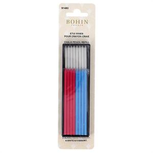 Bohin REFILS For the Mechanical Chalk Pencil, Assorted Colours
