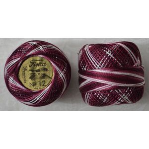 Presencia Finca Perle 12 Egyptian Cotton, 5 Gram, 9435 Shaded Plum