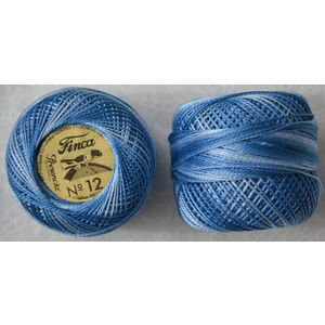 Presencia Finca Perle 12 Egyptian Cotton, 5 Gram, 9655 Shaded Dark Blue